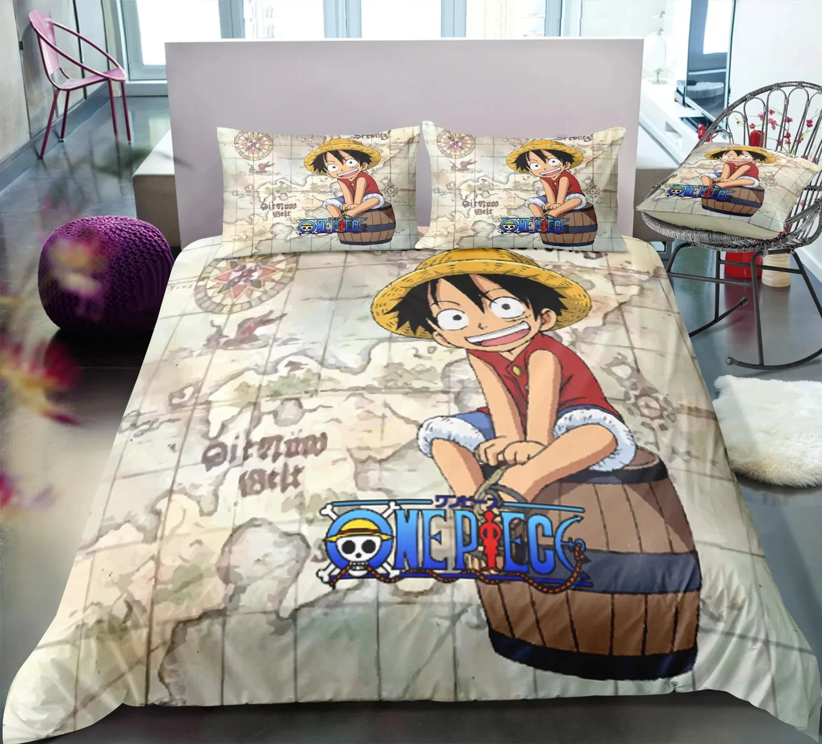 Housse De Couette One Piece Pirate Courageux