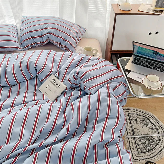 Housse De Couette Rayures Fines