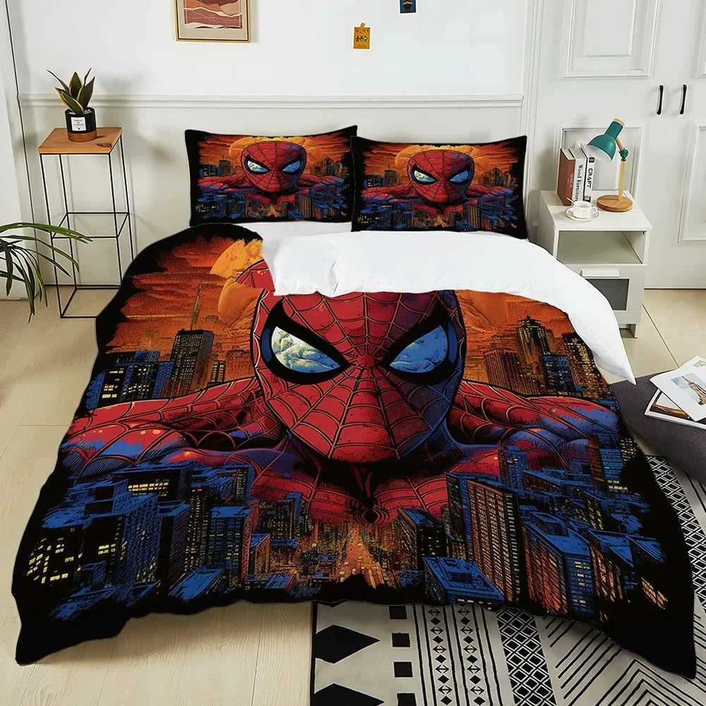 Housse De Couette Spiderman Héros Marvel