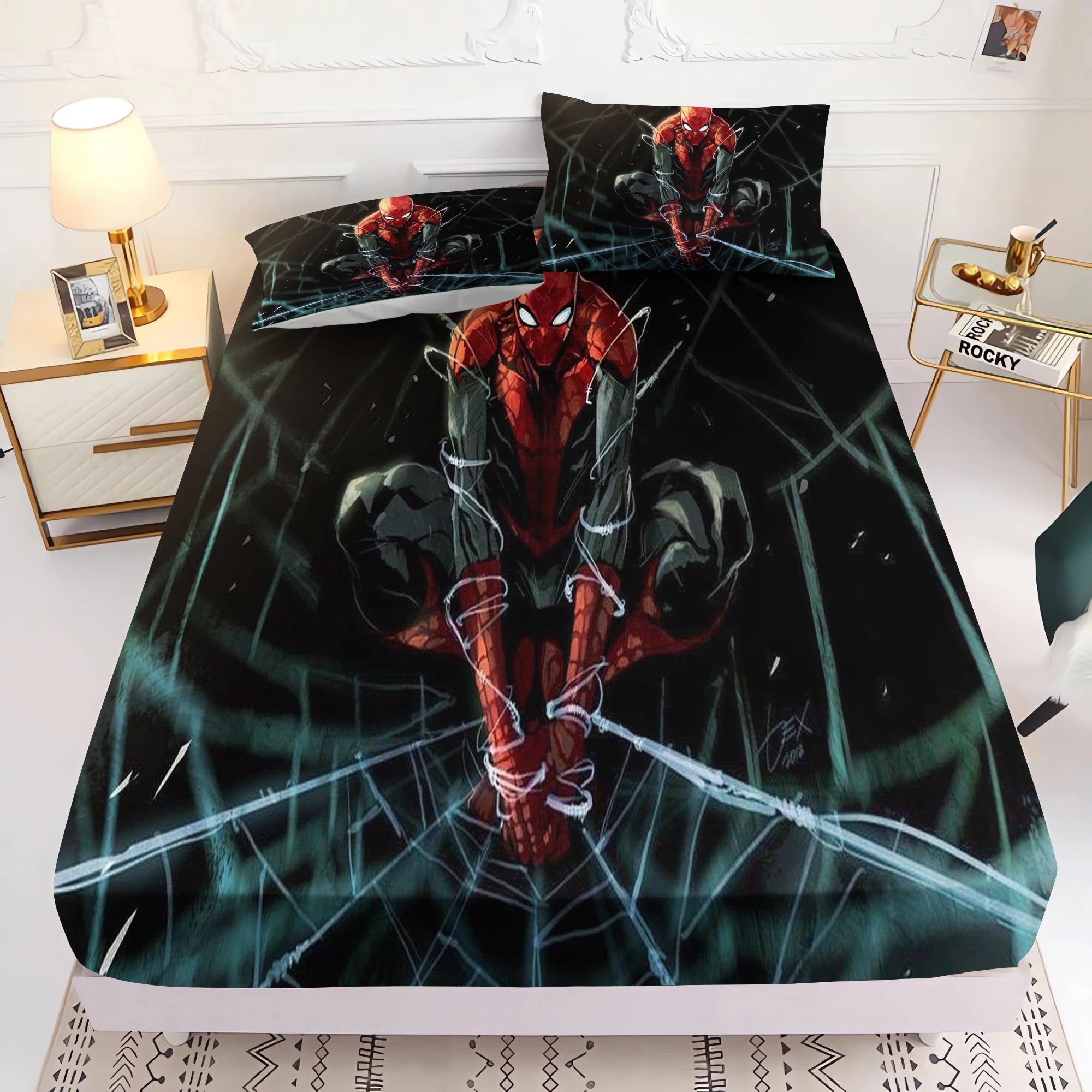 Housse De Couette Spiderman Prêt À Sauver La Ville