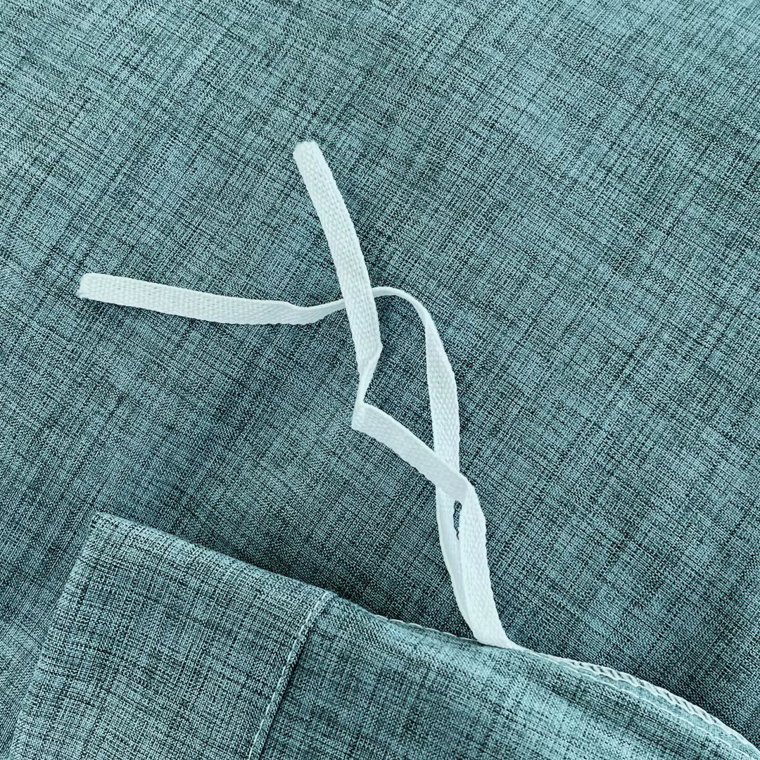 Housse De Couette Percale De Coton Vert Canard