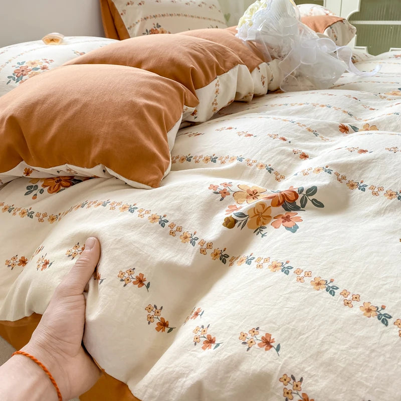 Housse De Couette Fleurie