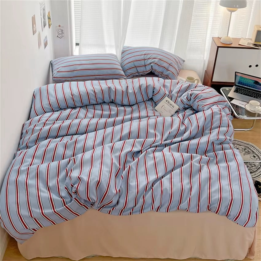 Housse De Couette Rayures Fines