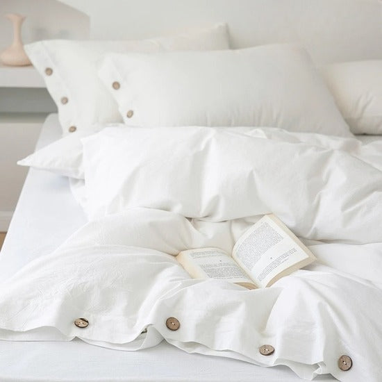 Housse De Couette Blanche Coton