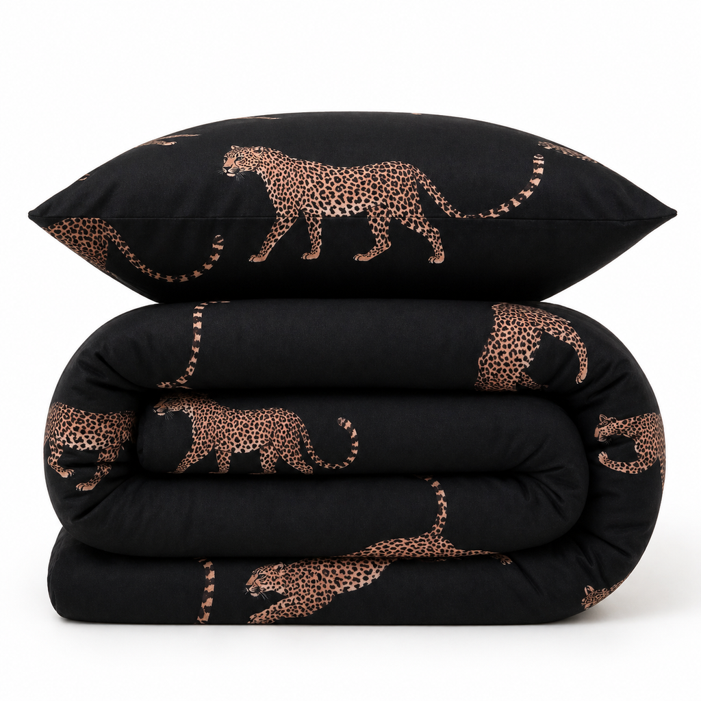Housse De Couette Fille Motif Guépard