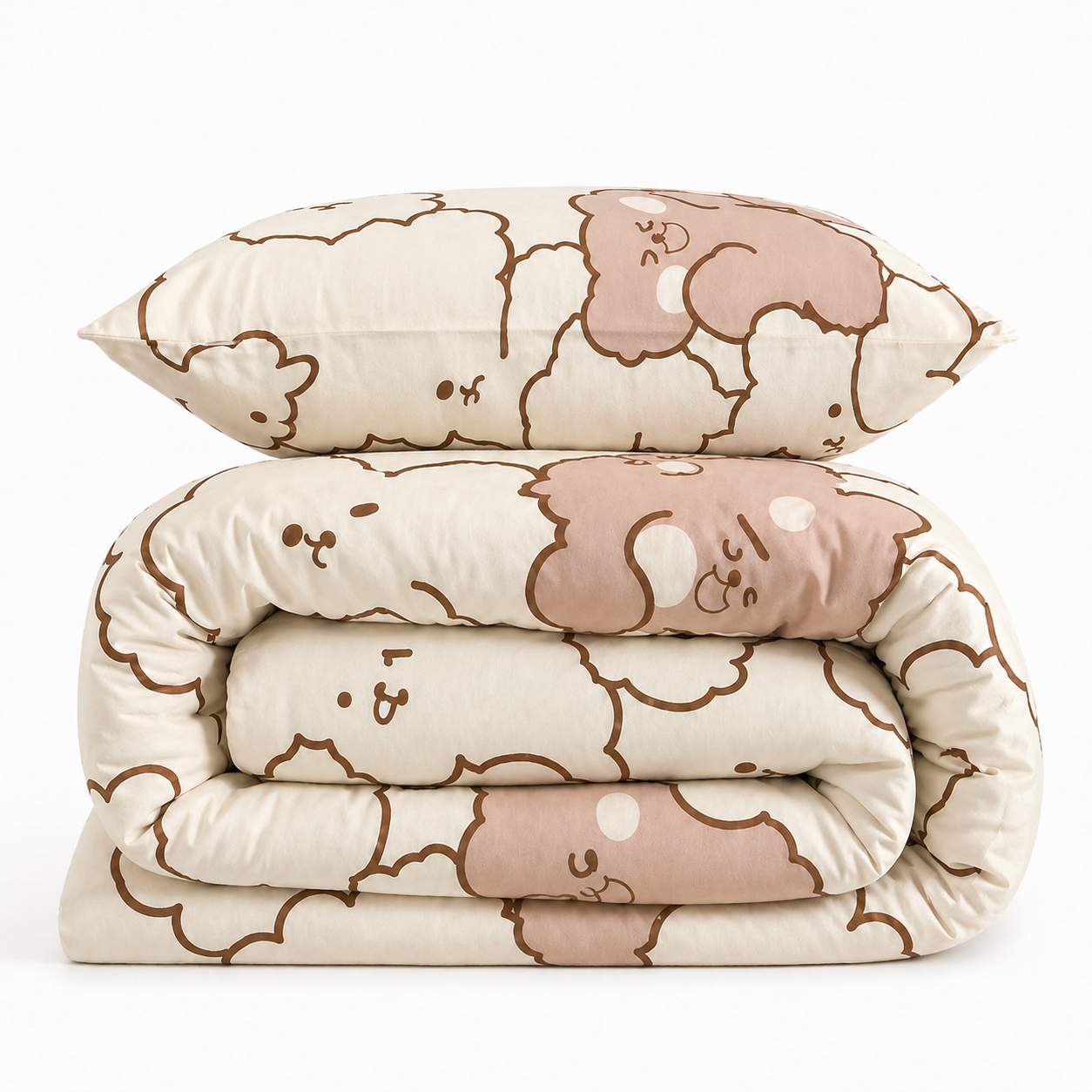 Housse De Couette Fille Ours Mignon