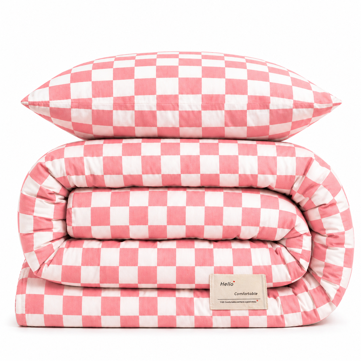 Housse De Couette Fille Damier Coloré