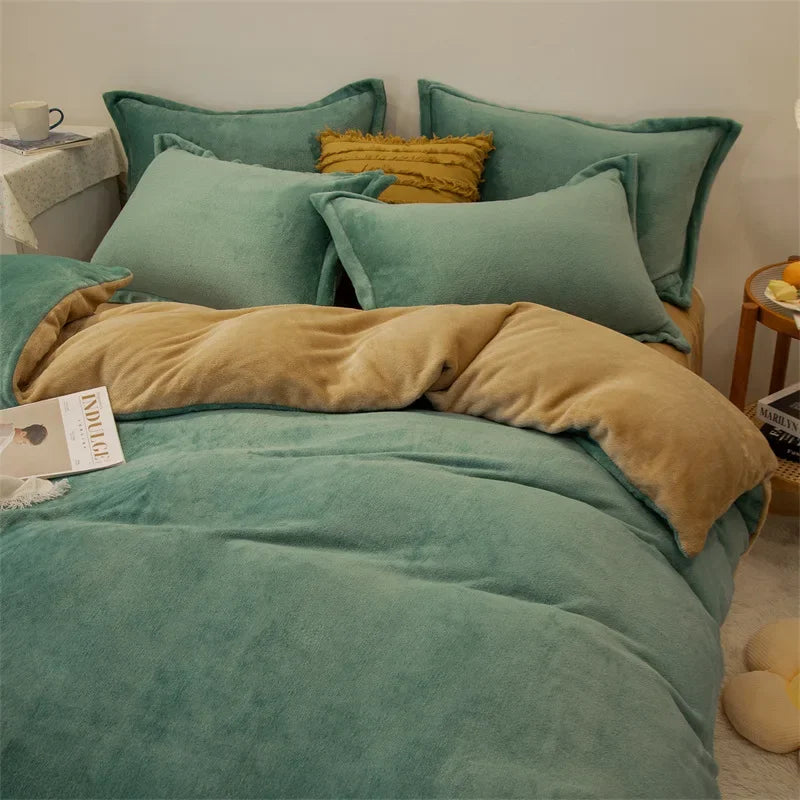 Housse De Couette Flanelle Double Face