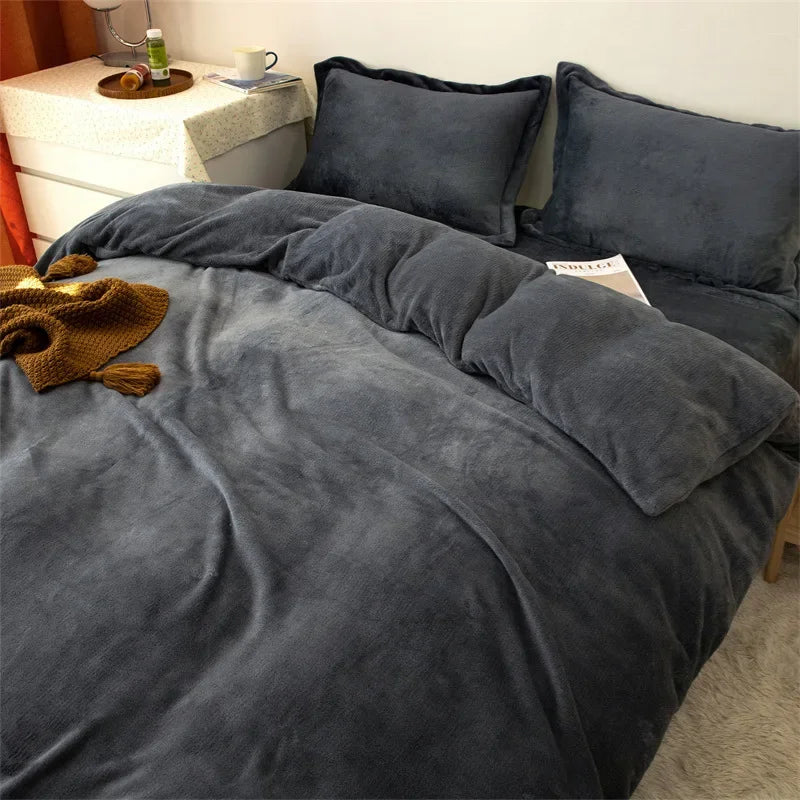 Housse De Couette Flanelle Nuit Veloutée