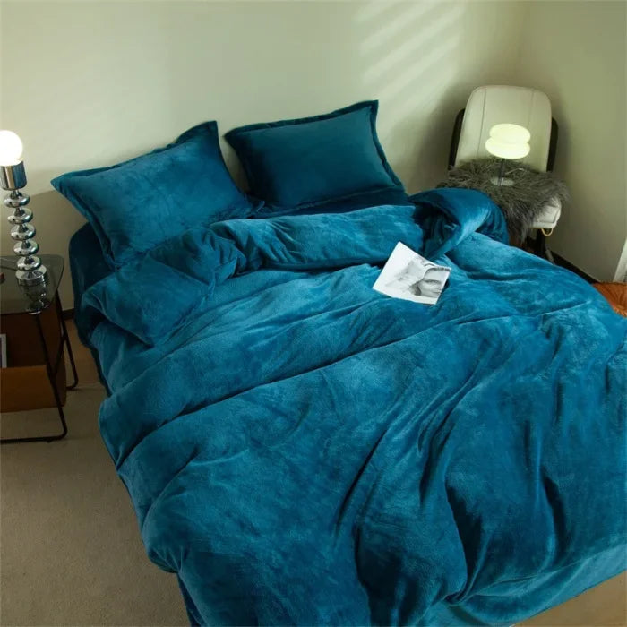 Housse De Couette Flanelle Tissage Brossé