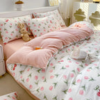 Housse De Couette Fleur De Cerisier 3pcs