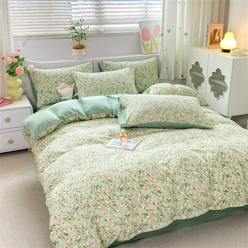 Housse De Couette Fleurie 220x240