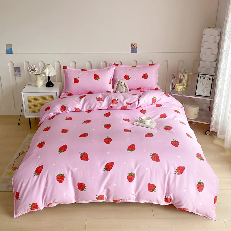 Housse De Couette Fraise Croquante