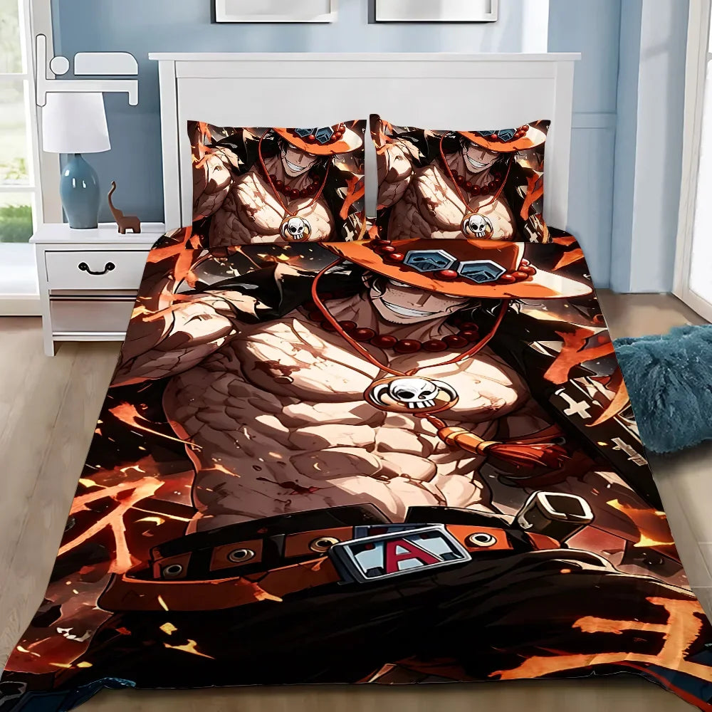 Housse De Couette One Piece Ace Légendaire