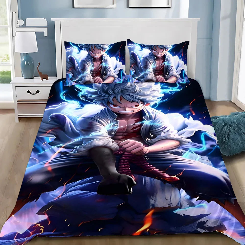 Housse De Couette One Piece Luffy Combat