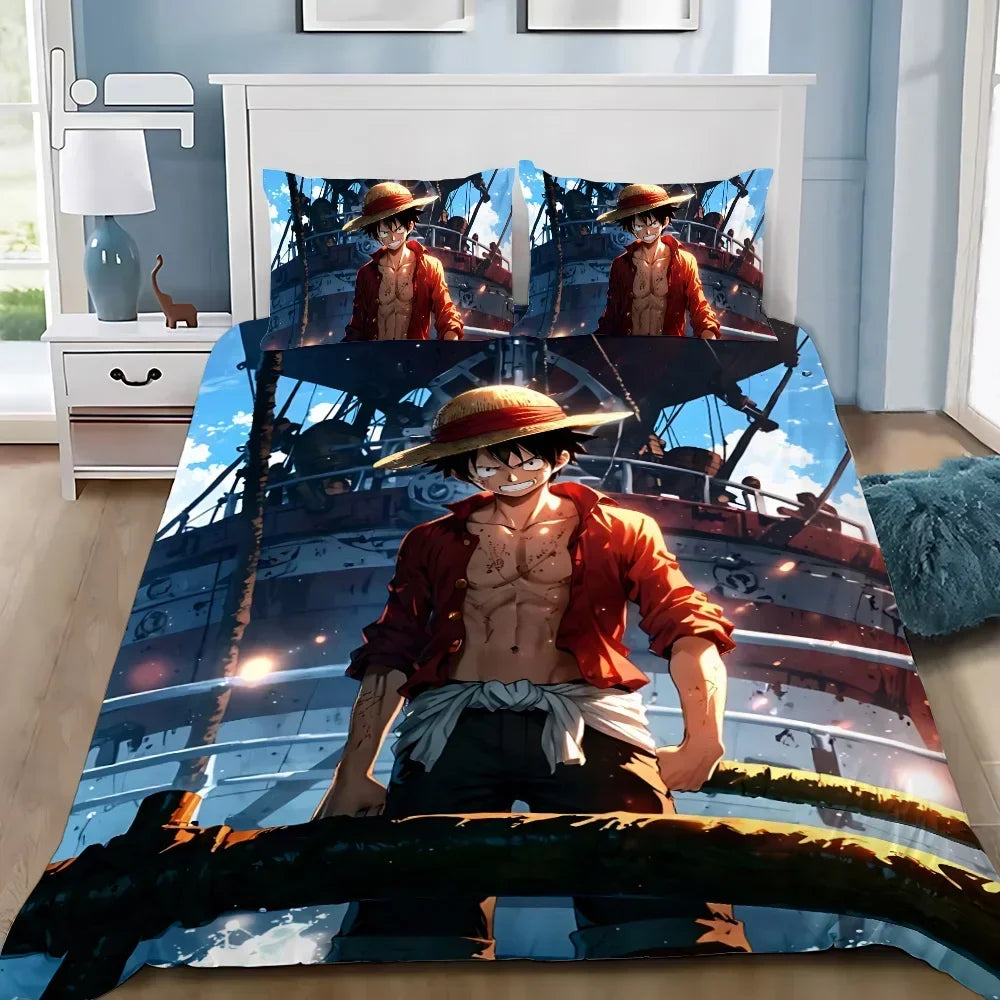 Housse De Couette One Piece Luffy Le Pirate