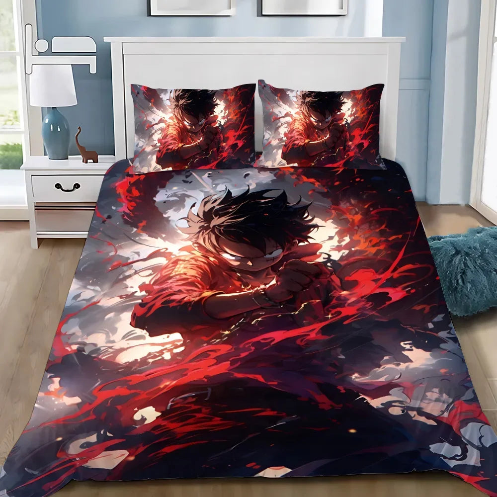 Housse De Couette One Piece Luffy Le Roi Des Pirates