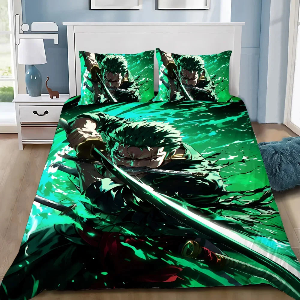 Housse De Couette One Piece Zoro Le Chasseur De Pirates
