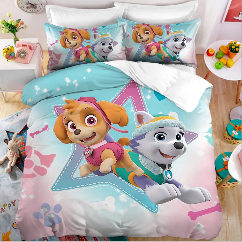 Housse De Couette Pat Patrouille Skye Et Everest