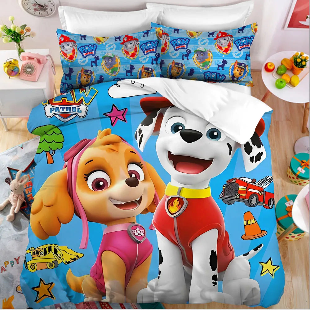 Housse De Couette Pat Patrouille Skye Et Marshall 