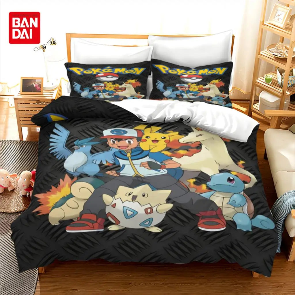 Housse De Couette Pokémon Univers Coloré