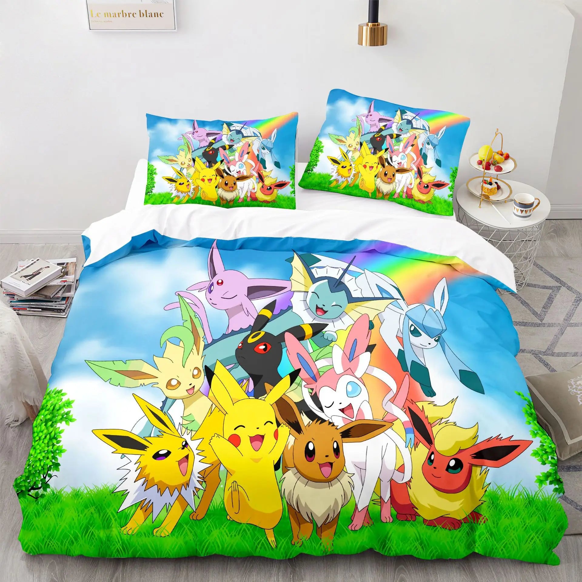 Housse De Couette Pokémon Équipe Prête Pour Le Combat