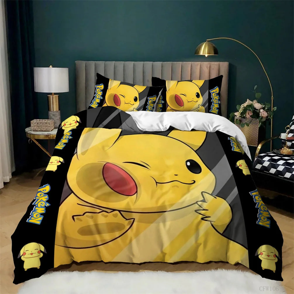 Housse De Couette Pokémon Univers Coloré