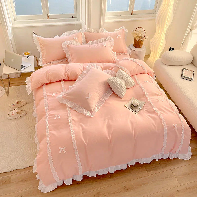 Housse De Couette Princesse Rose Pâle