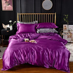 Housse De Couette Satin Violet Impérial