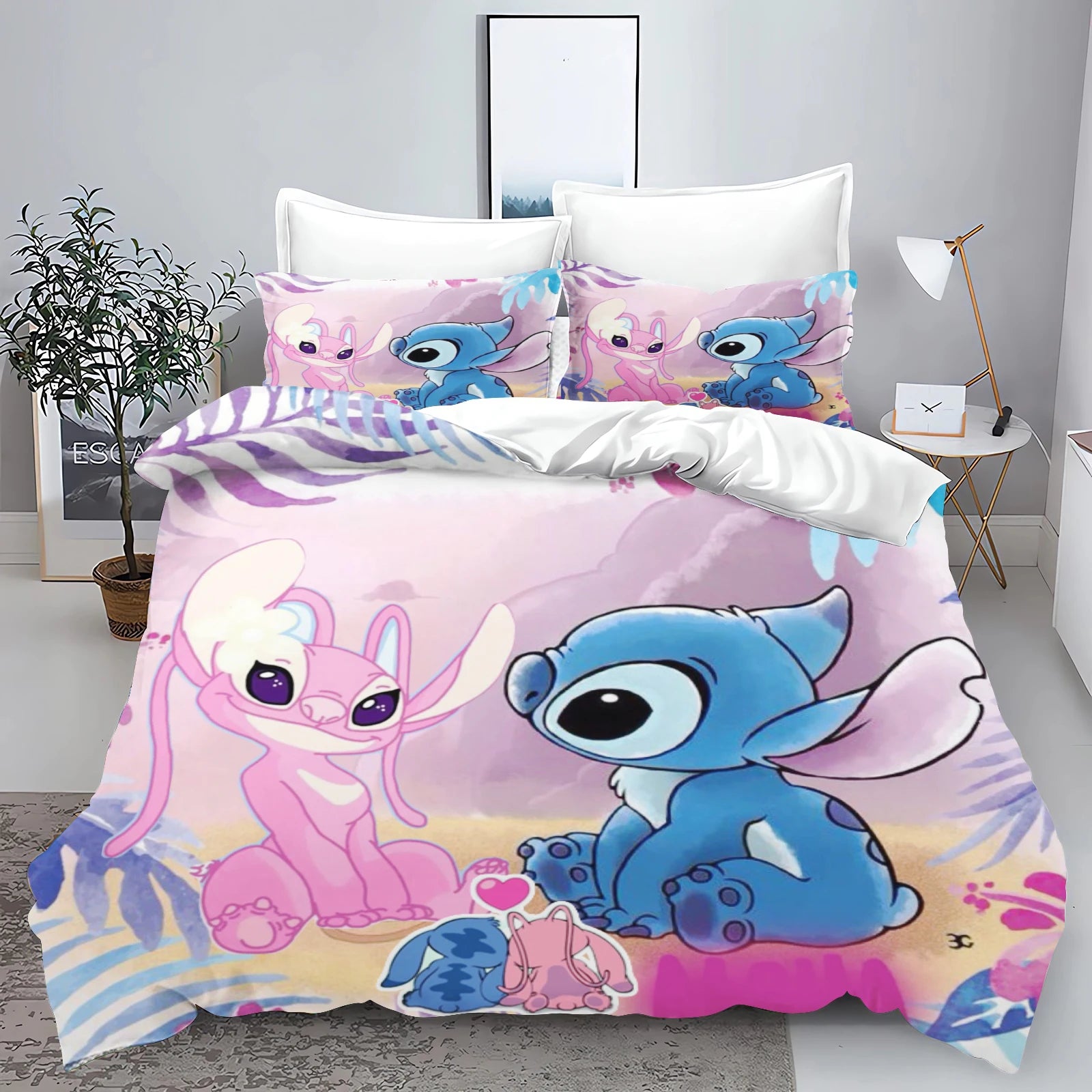 Housse De Couette Stitch 220x240 Lit Double