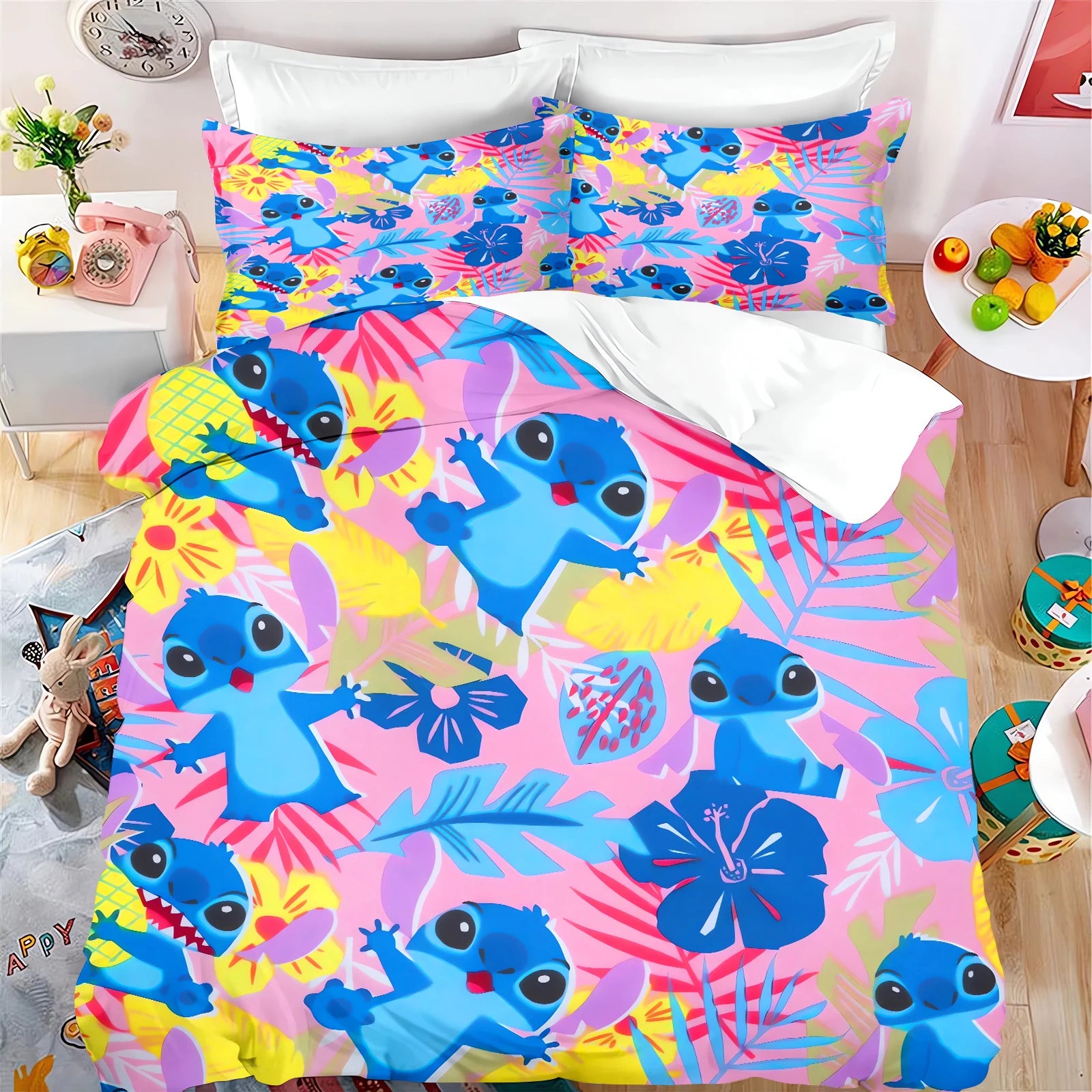 Housse De Couette Stitch Bleu Cosy