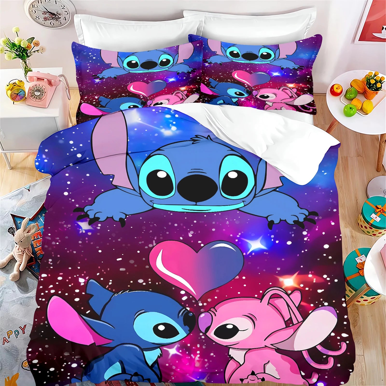 Housse De Couette Stitch Nuit Magique