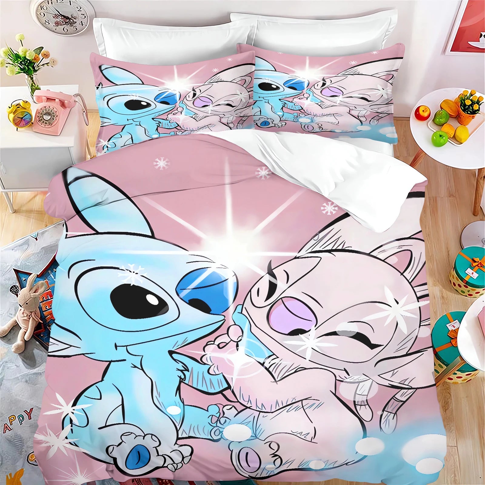 Housse De Couette Stitch Rose