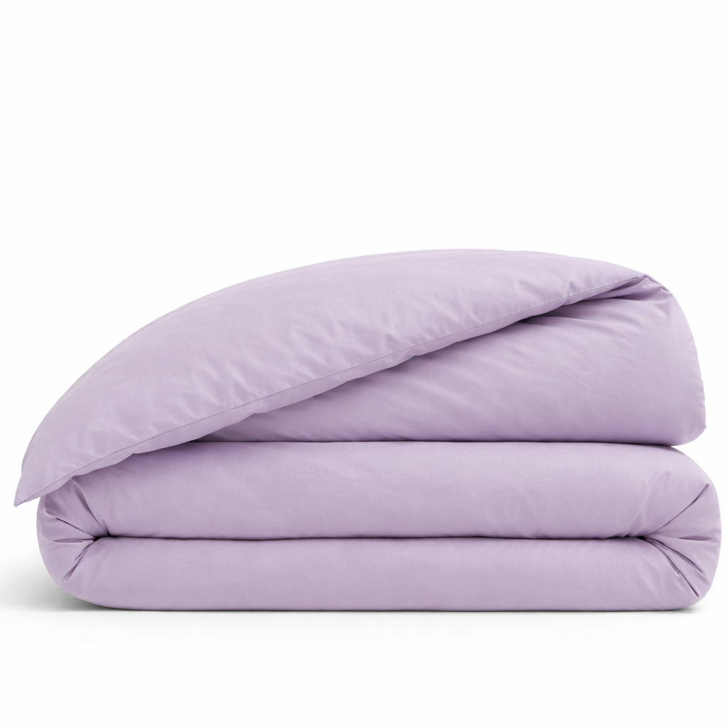 Housse De Couette Coton Violette