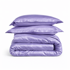 Housse De Couette Satin Violet Contemporain