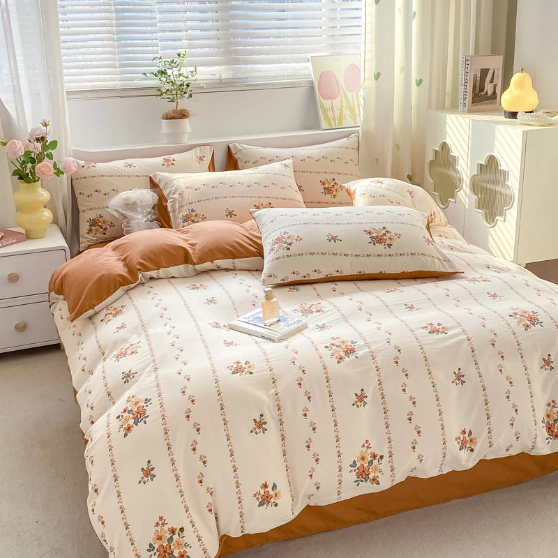 Housse De Couette Fleurie