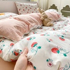 Housse De Couette Coton Doux