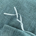 Housse De Couette Percale De Coton Vert Canard