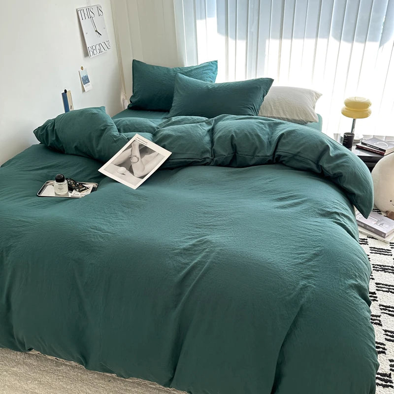 Housse De Couette Verte