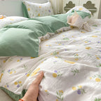 Housse De Couette Coton Citrouille