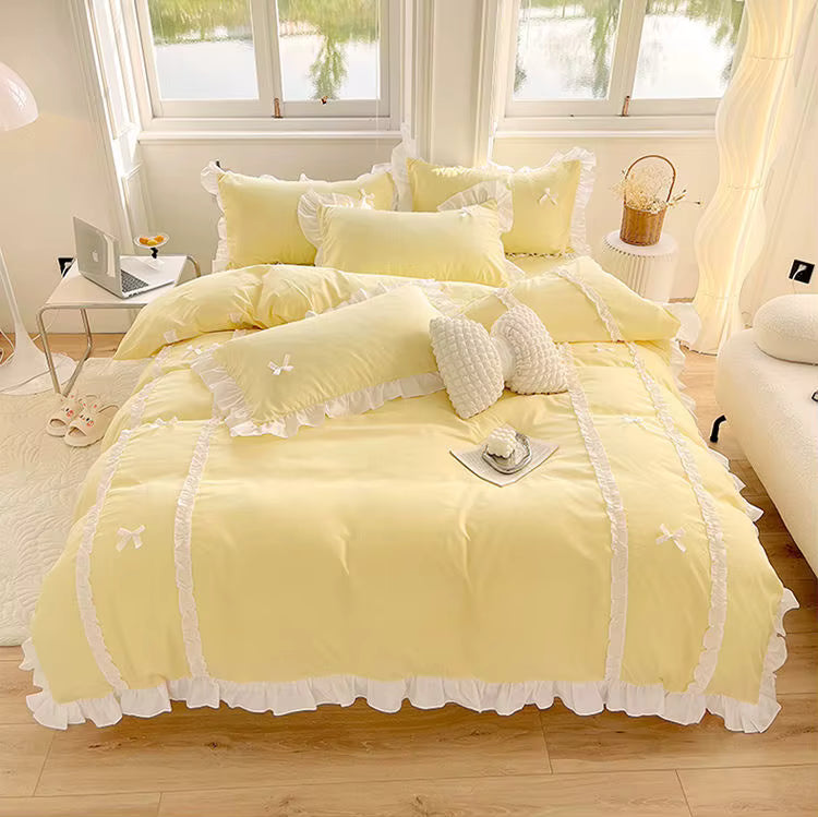 Housse De Couette Princesse Jaune Soleil