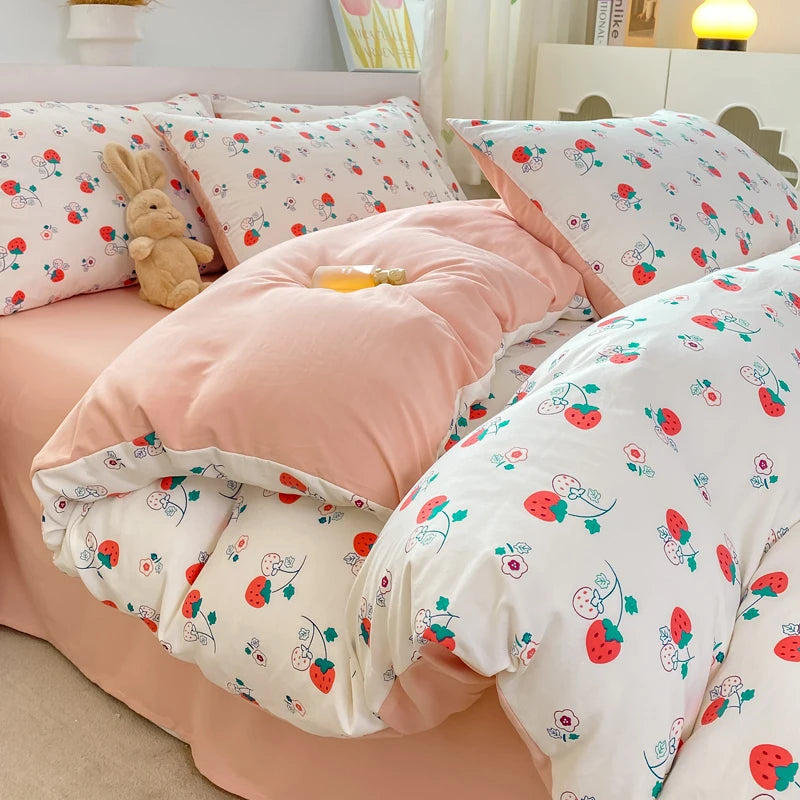 Housse De Couette Coton Doux