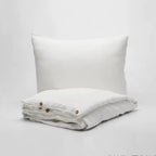Housse De Couette En Lin Blanc