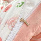 Housse De Couette Fleurs Roses