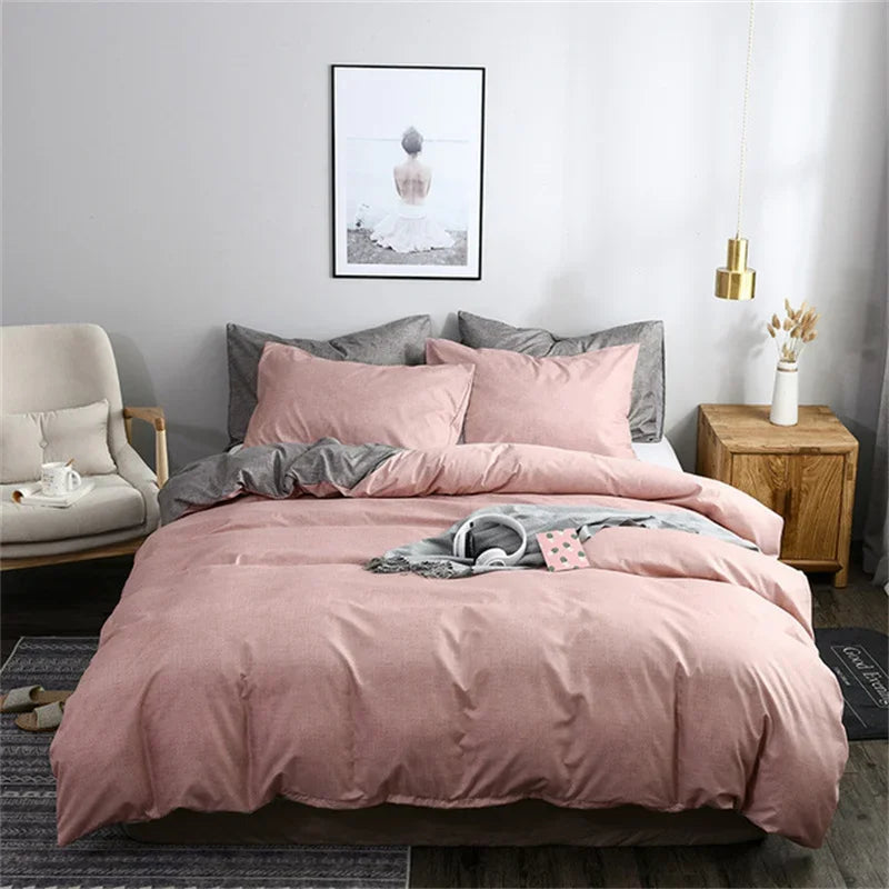 housse de couette fille 220x240 sur un lit