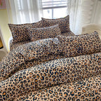 housse de couette fille motif léopard, vue de face